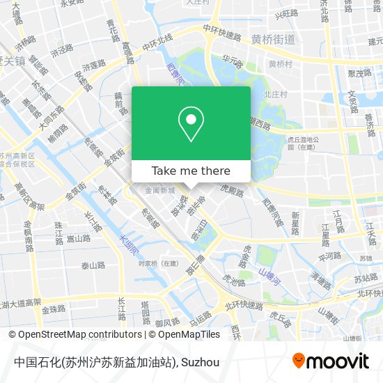 中国石化(苏州沪苏新益加油站) map