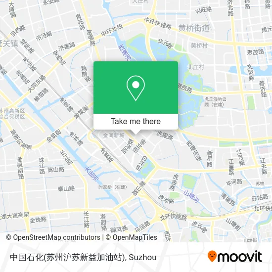 中国石化(苏州沪苏新益加油站) map