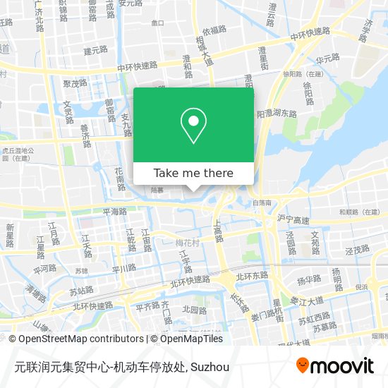 元联润元集贸中心-机动车停放处 map