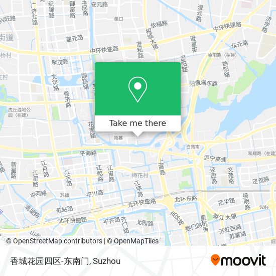 香城花园四区-东南门 map