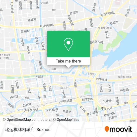 瑞运棋牌相城店 map