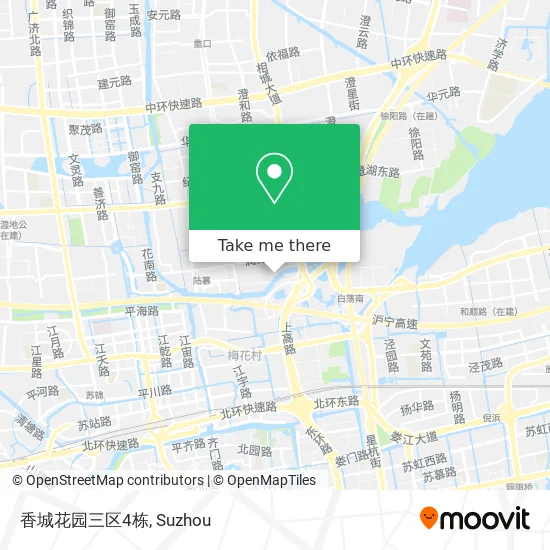 香城花园三区4栋 map