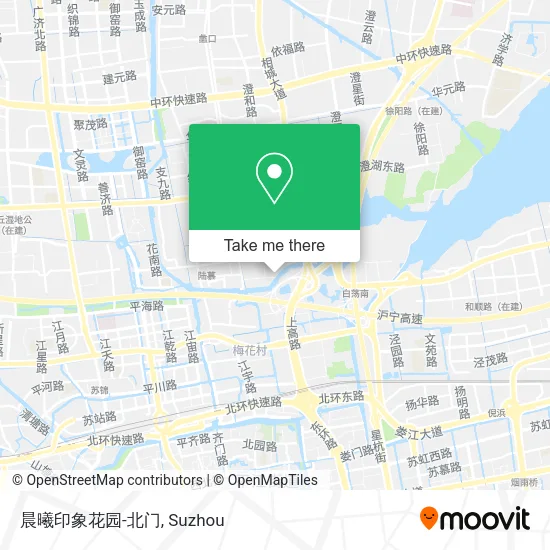 晨曦印象花园-北门 map