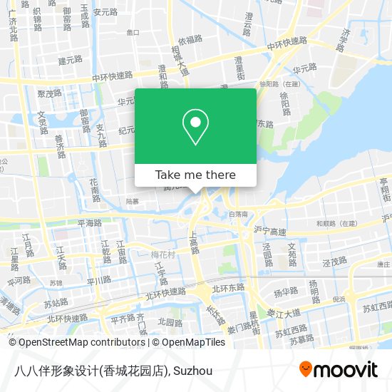 八八伴形象设计(香城花园店) map