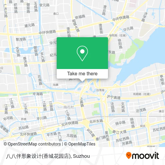 八八伴形象设计(香城花园店) map