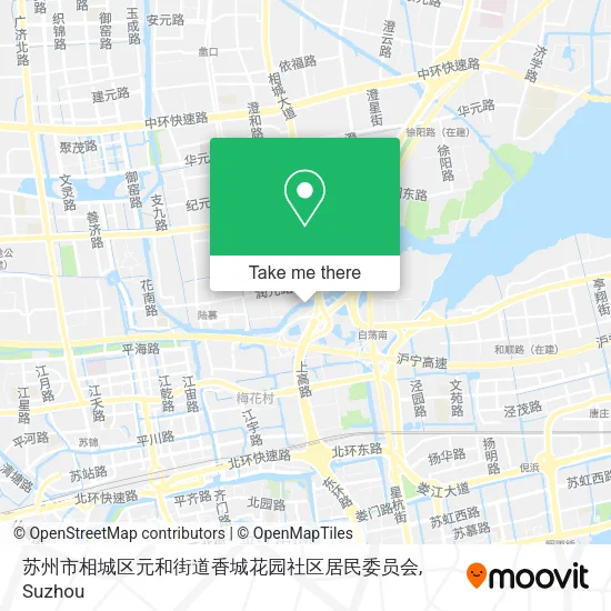 苏州市相城区元和街道香城花园社区居民委员会 map