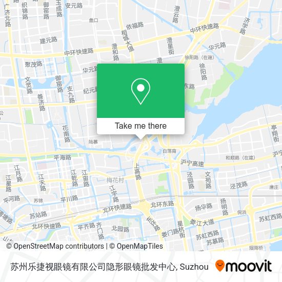 苏州乐捷视眼镜有限公司隐形眼镜批发中心 map