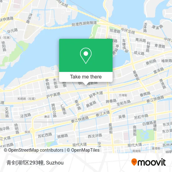 青剑湖f区293幢 map