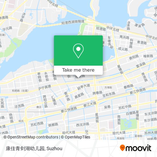 康佳青剑湖幼儿园 map