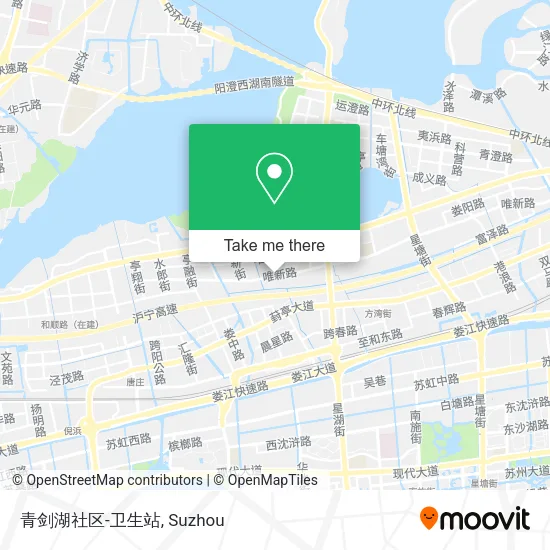 青剑湖社区-卫生站 map