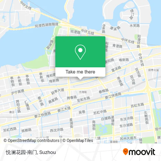 悦澜花园-南门 map