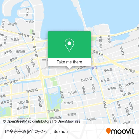 唯亭东亭农贸市场-2号门 map