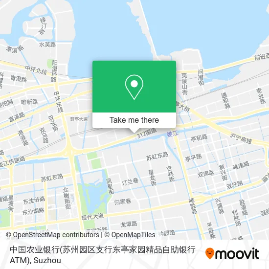 中国农业银行(苏州园区支行东亭家园精品自助银行ATM) map