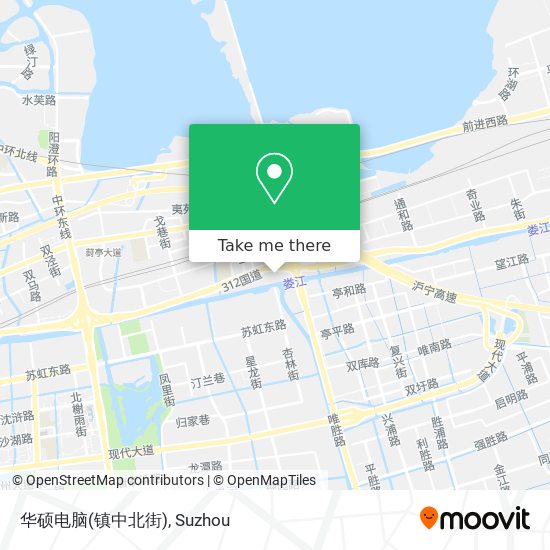 华硕电脑(镇中北街) map