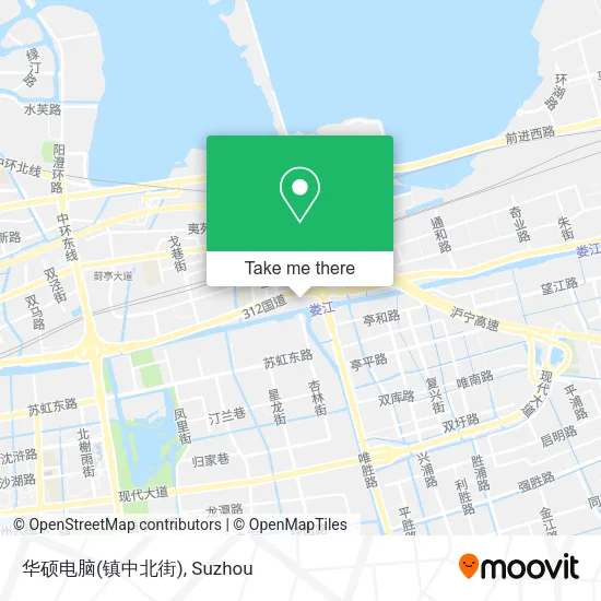华硕电脑(镇中北街) map