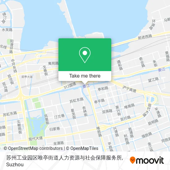 苏州工业园区唯亭街道人力资源与社会保障服务所 map
