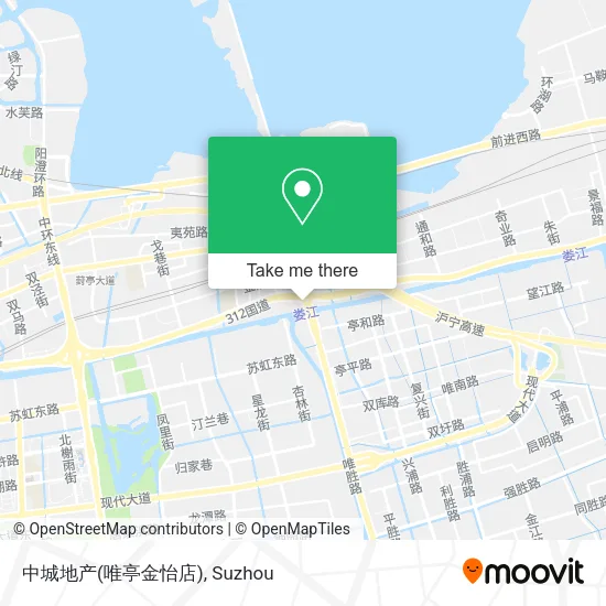 中城地产(唯亭金怡店) map