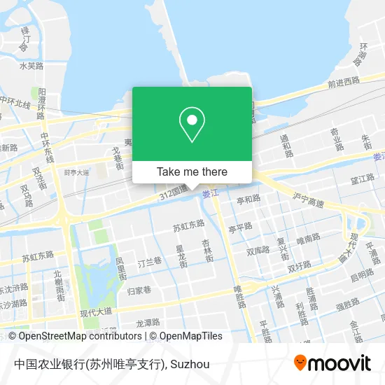 中国农业银行(苏州唯亭支行) map