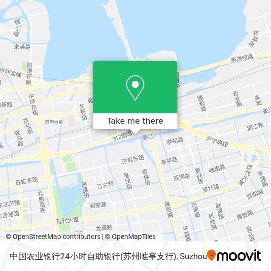 中国农业银行24小时自助银行(苏州唯亭支行) map