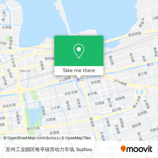 苏州工业园区唯亭镇劳动力市场 map