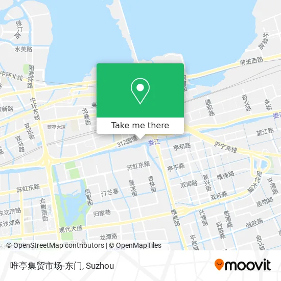 唯亭集贸市场-东门 map