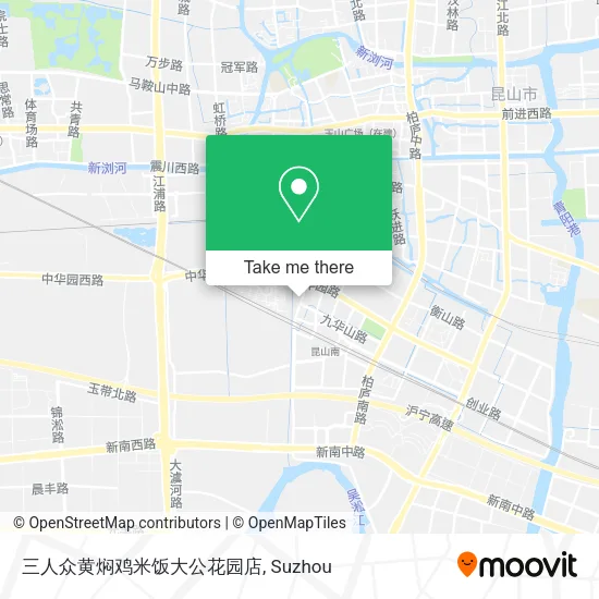 三人众黄焖鸡米饭大公花园店 map