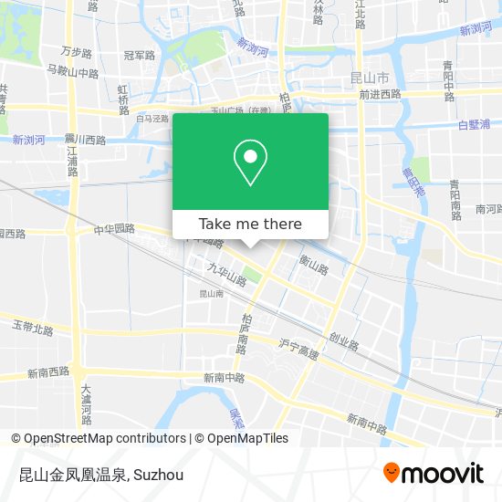 昆山金凤凰温泉 map