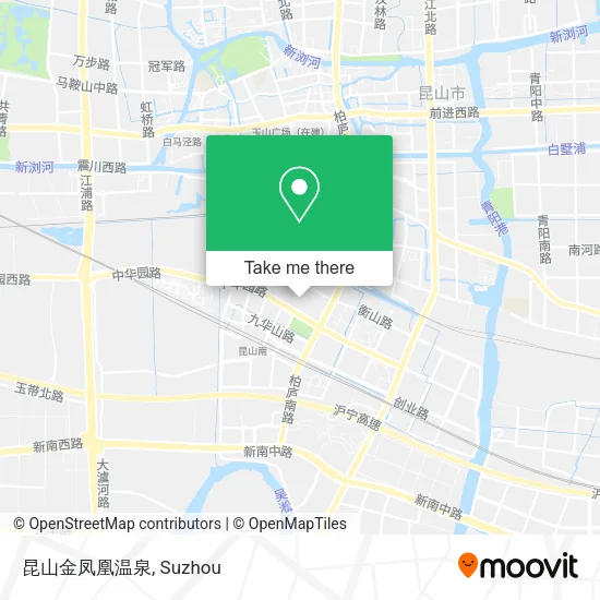 昆山金凤凰温泉 map