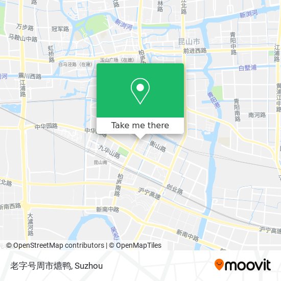 老字号周市爊鸭 map
