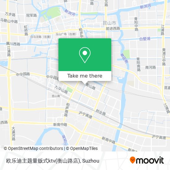 欧乐迪主题量贩式ktv(衡山路店) map