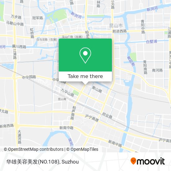 华雄美容美发(NO.108) map