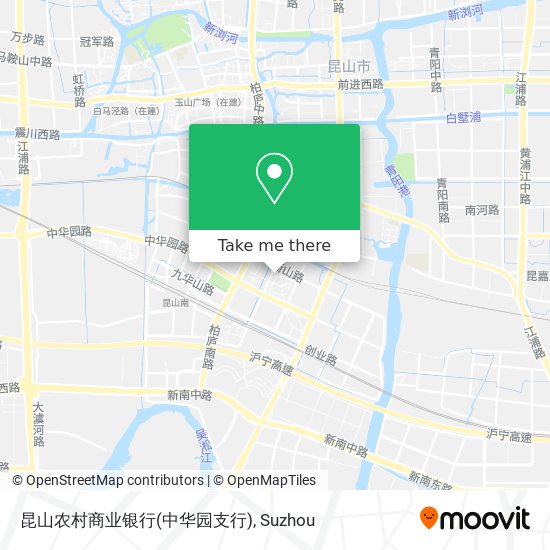 昆山农村商业银行(中华园支行) map