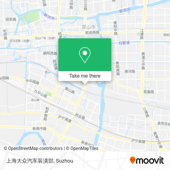 上海大众汽车装潢部 map