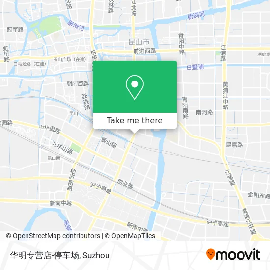 华明专营店-停车场 map