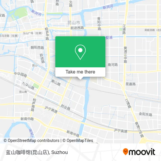 蓝山咖啡馆(昆山店) map