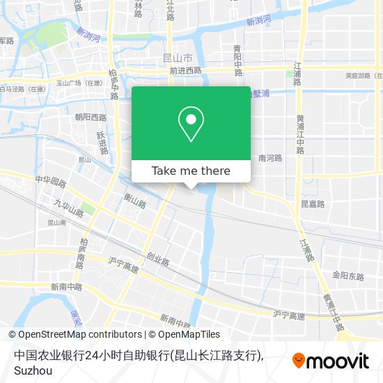 中国农业银行24小时自助银行(昆山长江路支行) map