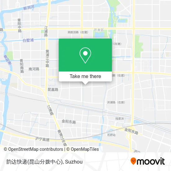 韵达快递(昆山分拨中心) map