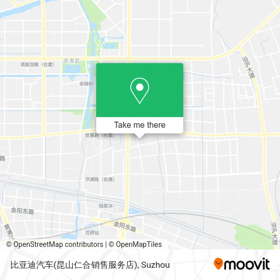 比亚迪汽车(昆山仁合销售服务店) map