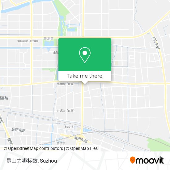 昆山力狮标致 map