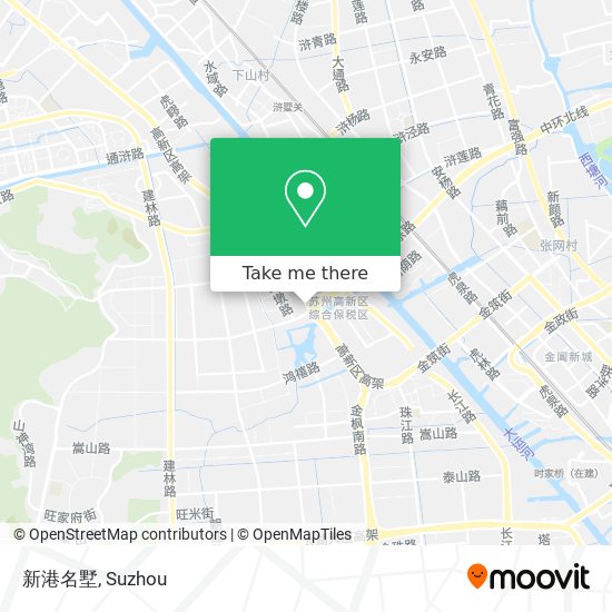 新港名墅 map
