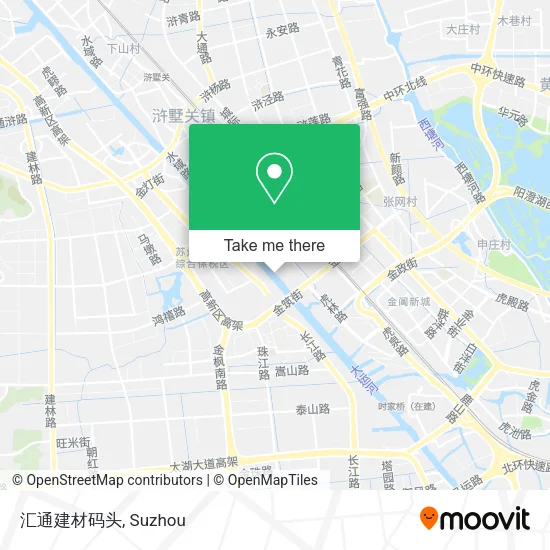 汇通建材码头 map