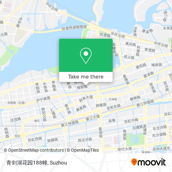 青剑湖花园188幢 map