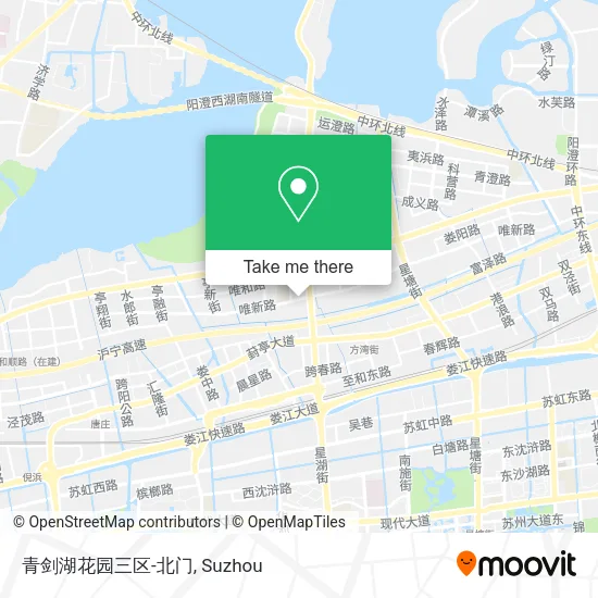 青剑湖花园三区-北门 map