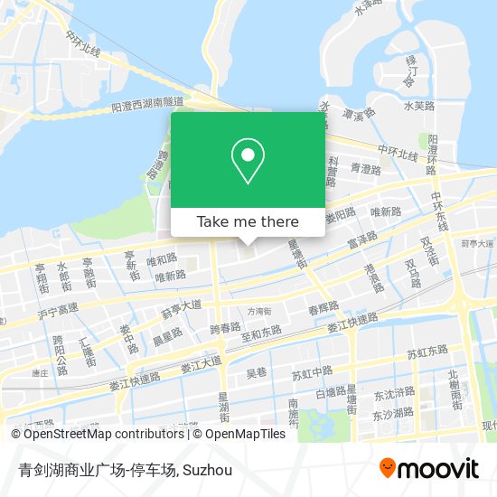 青剑湖商业广场-停车场 map