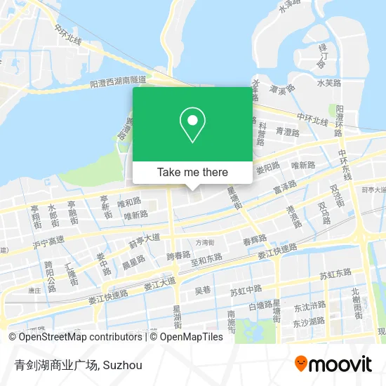 青剑湖商业广场 map