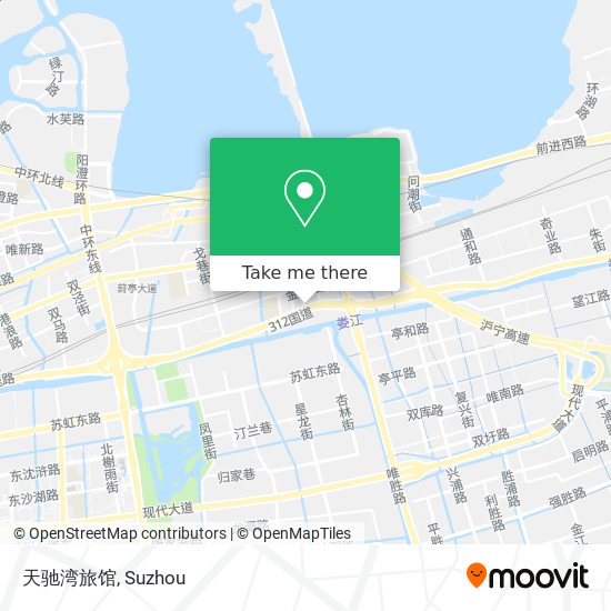 天驰湾旅馆 map