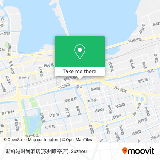 新鲜港时尚酒店(苏州唯亭店) map
