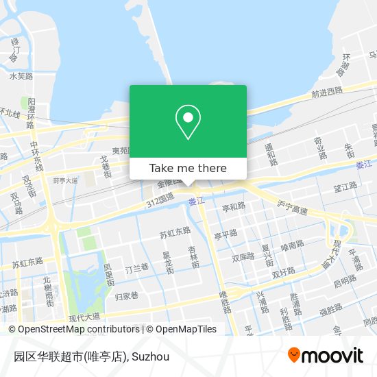园区华联超市(唯亭店) map