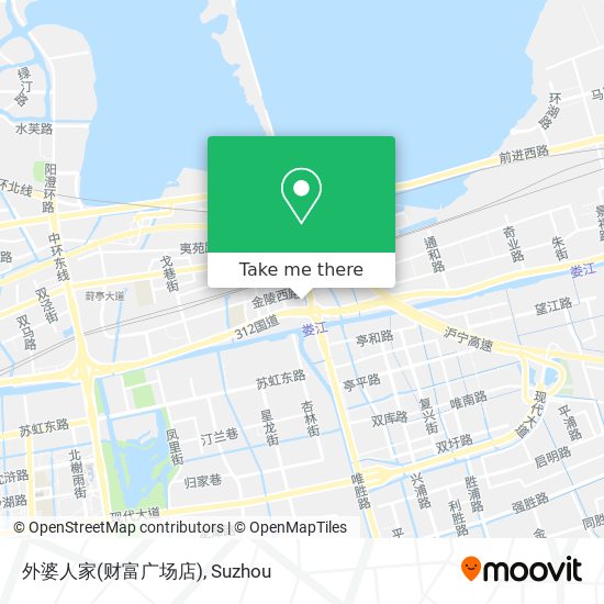 外婆人家(财富广场店) map