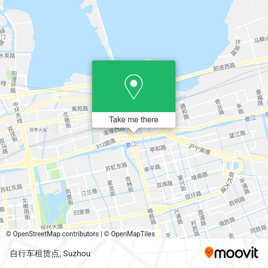 自行车租赁点 map